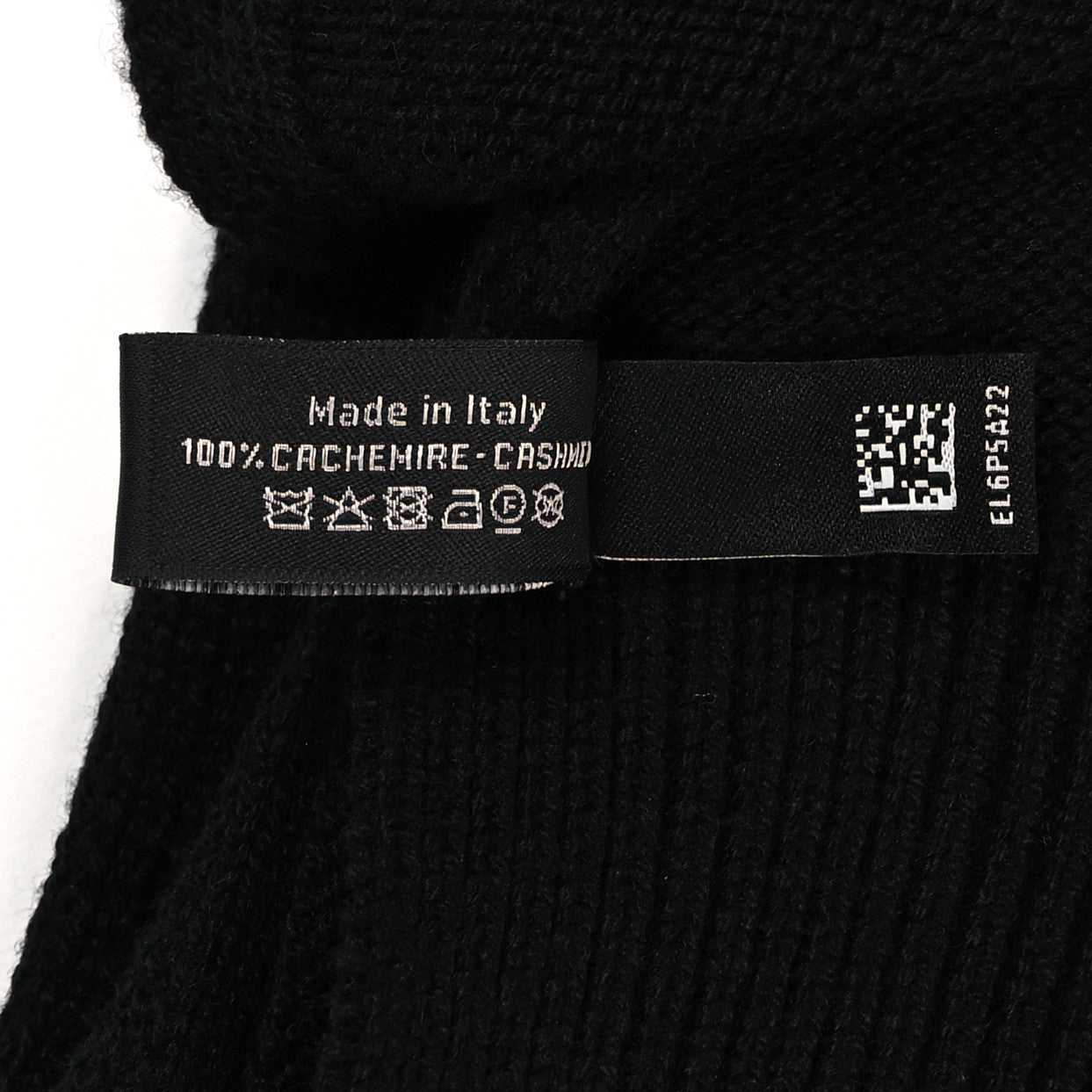 Chanel Cashmere CC Stole Black 4 of 4