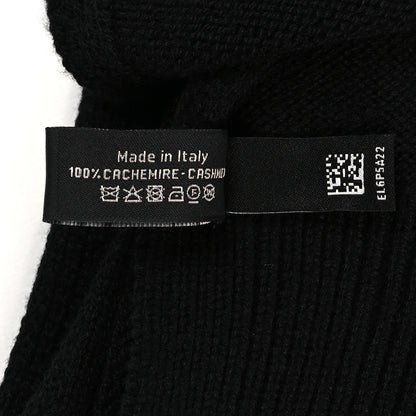 Chanel Cashmere CC Stole Black 4 of 4