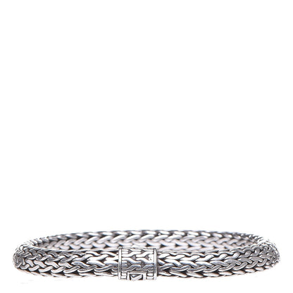 John Hardy Sterling Silver 7.5mm Classic Chain Bracelet XL 1 of 5