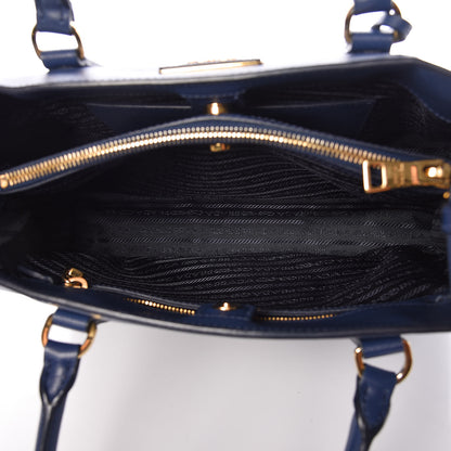 Prada Saffiano Lux Medium Tote Bluette 7 of 17