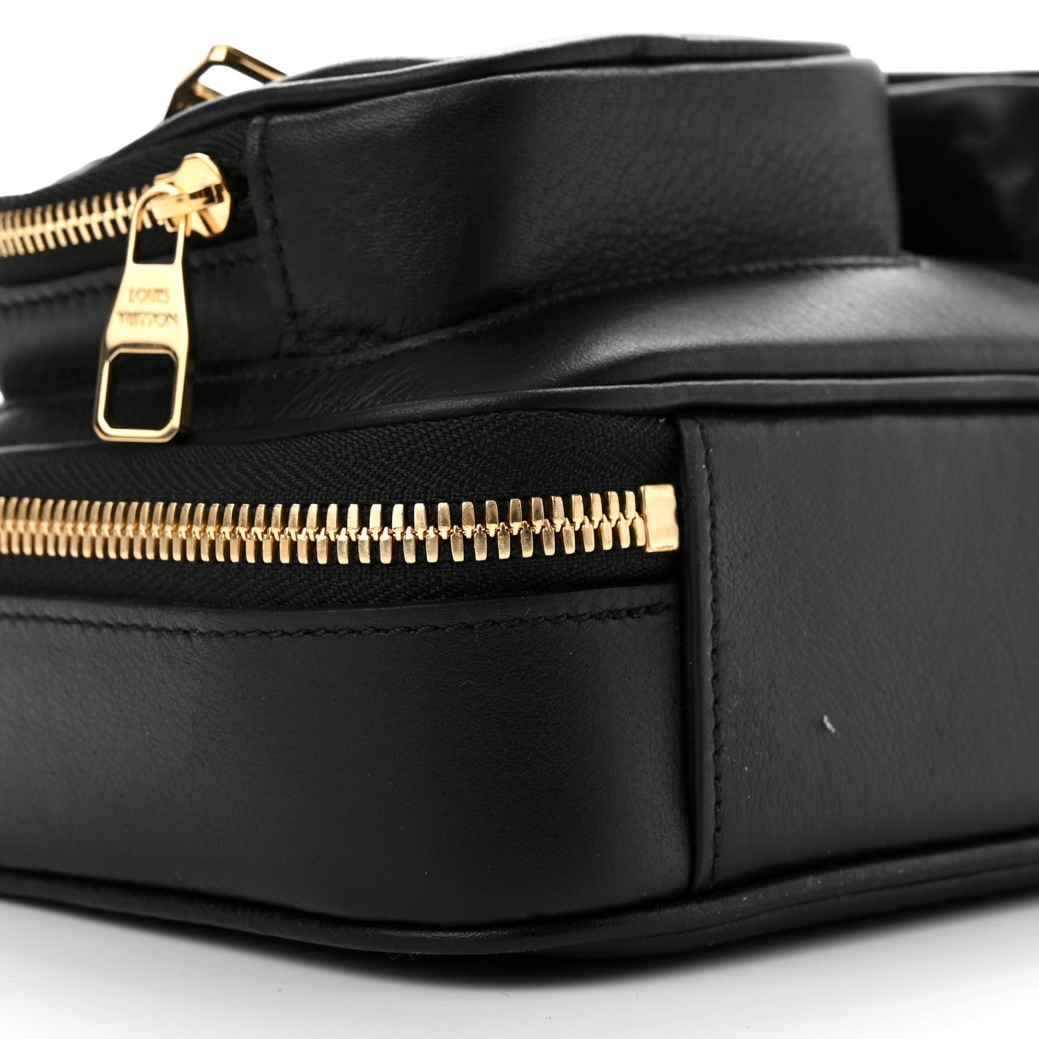 Louis Vuitton Calfskin Monogram Embossed Utility Crossbody Black 7 of 8