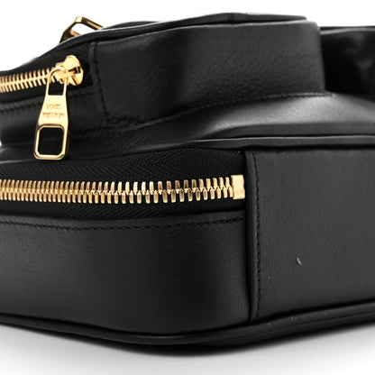 Louis Vuitton Calfskin Monogram Embossed Utility Crossbody Black 7 of 8