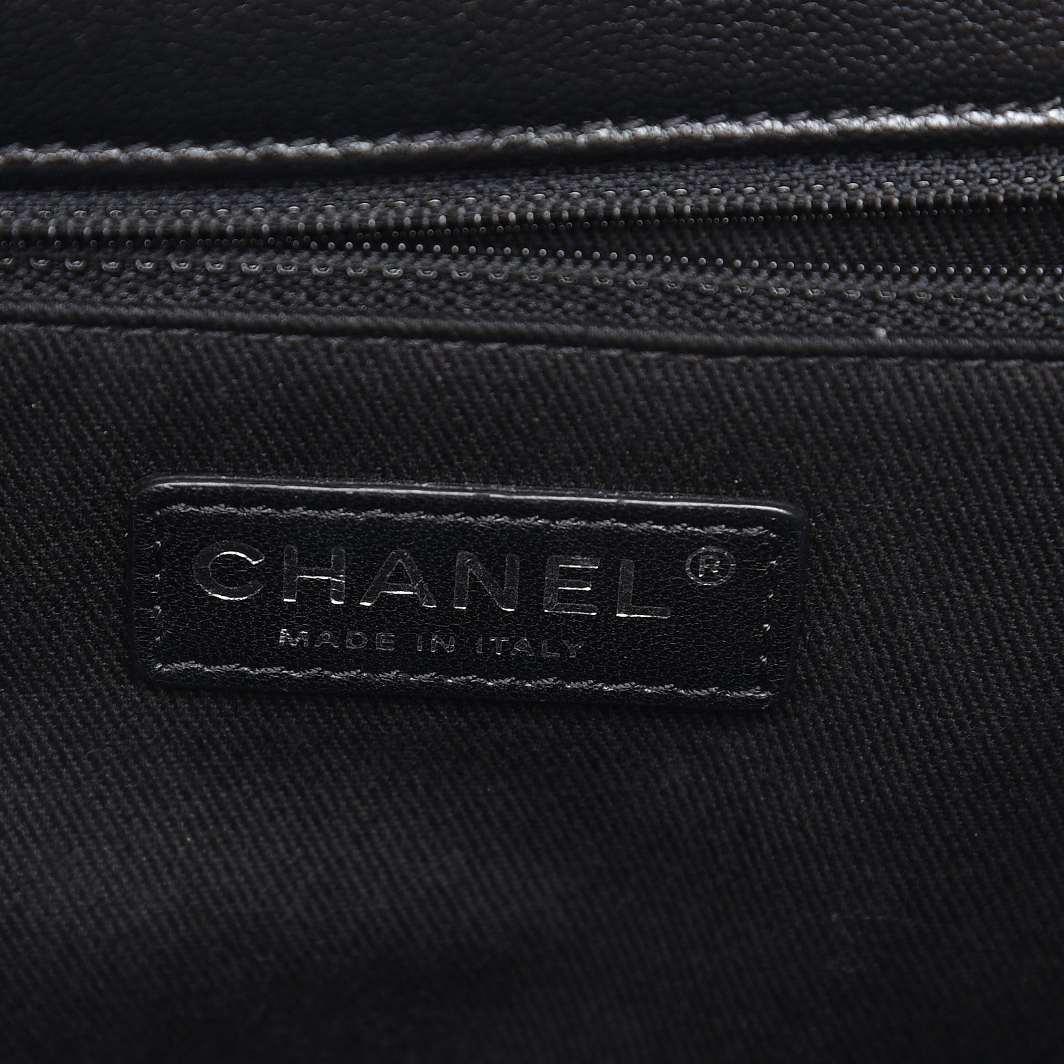 Chanel Metallic Goatskin Quilted Large City Rock Flap Black 6 of 8