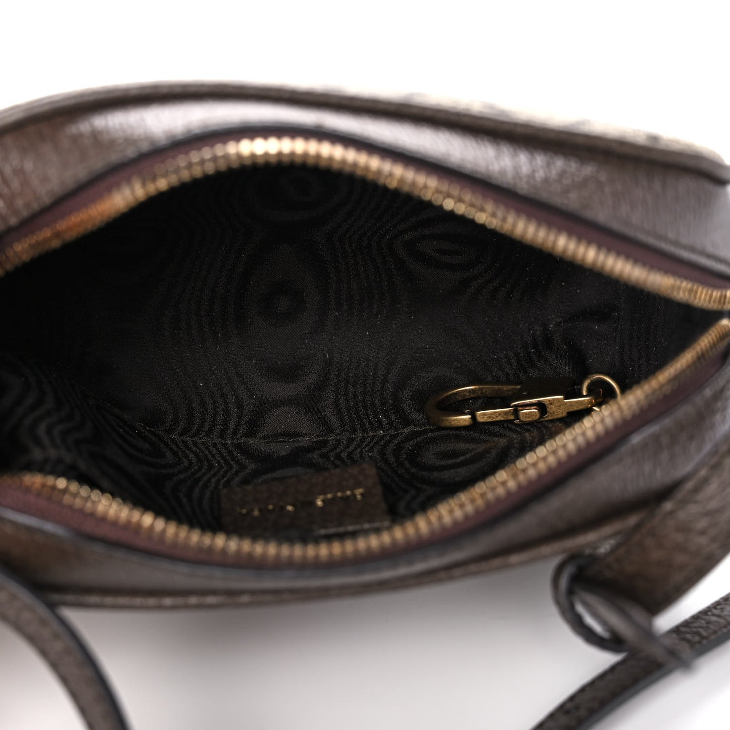 X BALENCIAGA BB Supreme Monogram Web Mini Ophidia Shoulder Bag Beige New Acero
