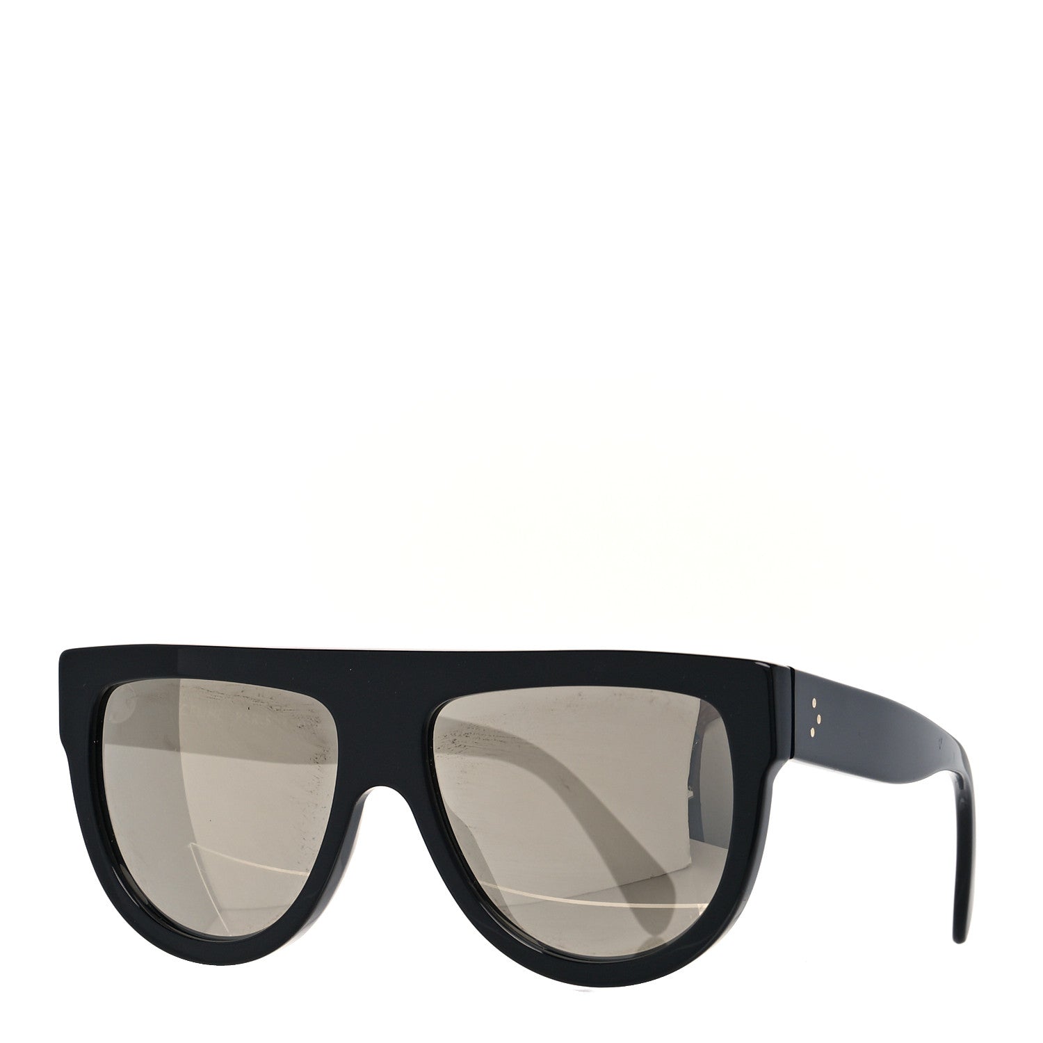 Celine Mirror Sunglasses CL4001IN Black 1 of 7