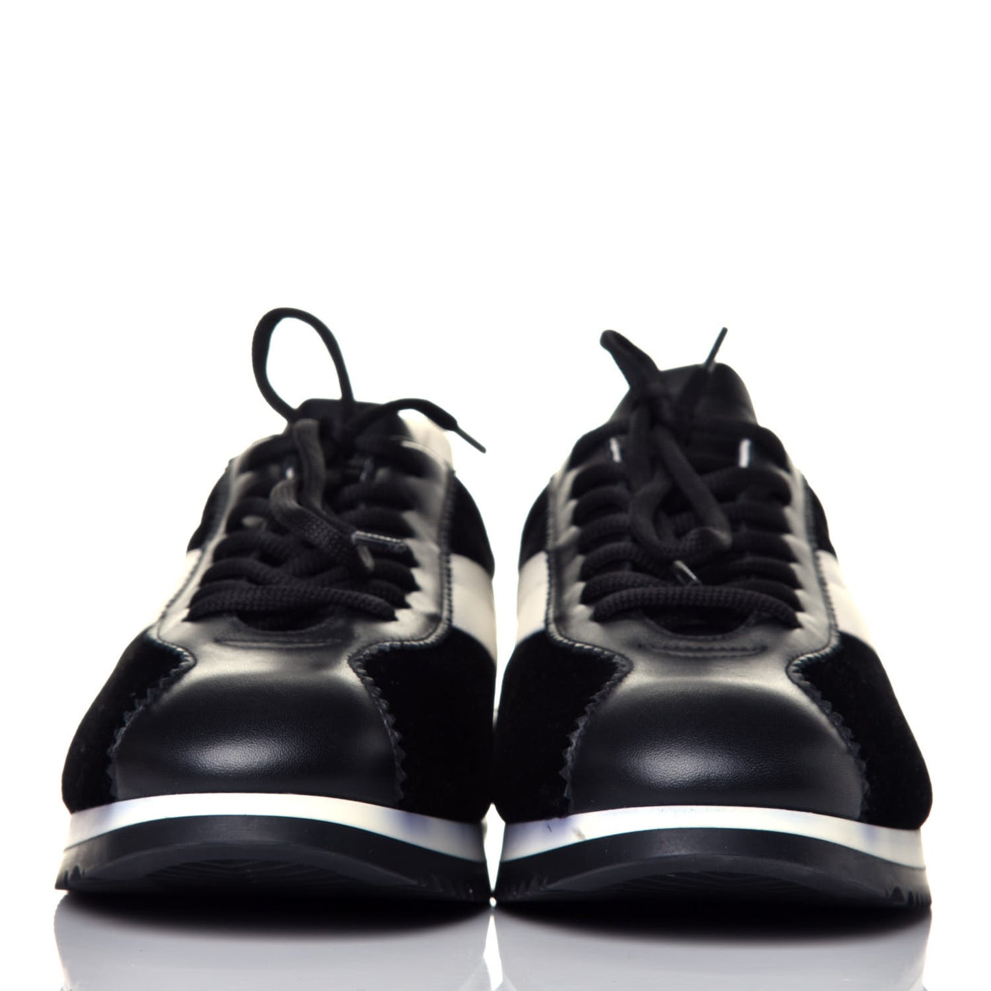 Velvet Mix Diorun Sneakers 40 Black Off White