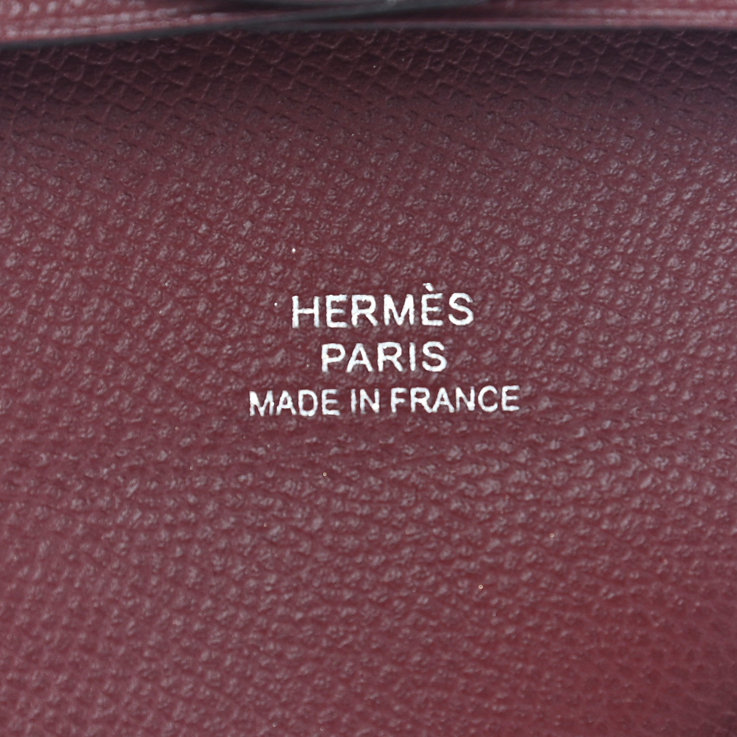 Hermes Madame Calfskin Bastia Coin Purse Rouge H 7 of 8
