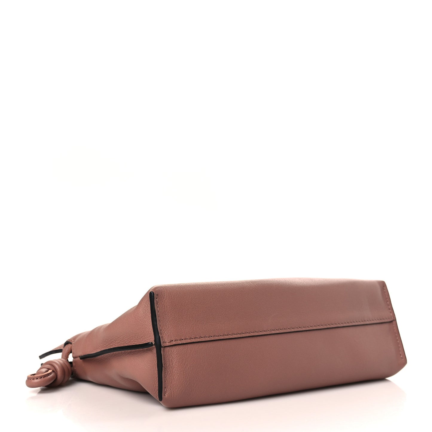 Calfskin Mini Flamenco Knot Bag Blush