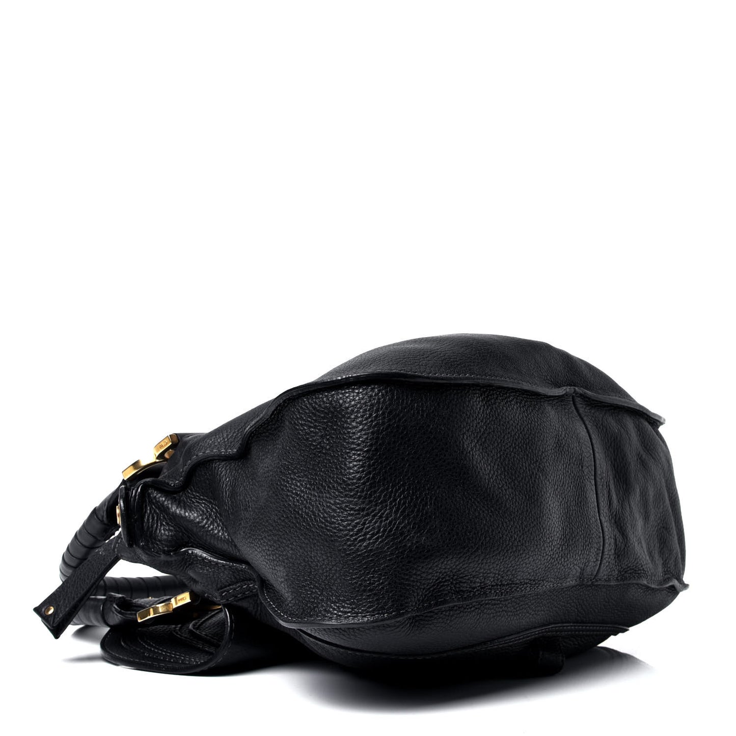 Calfskin Medium Marcie Satchel Black
