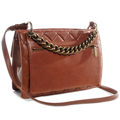 Chanel Caviar Quilted Large Retro Class Flap Brown 3 of 9