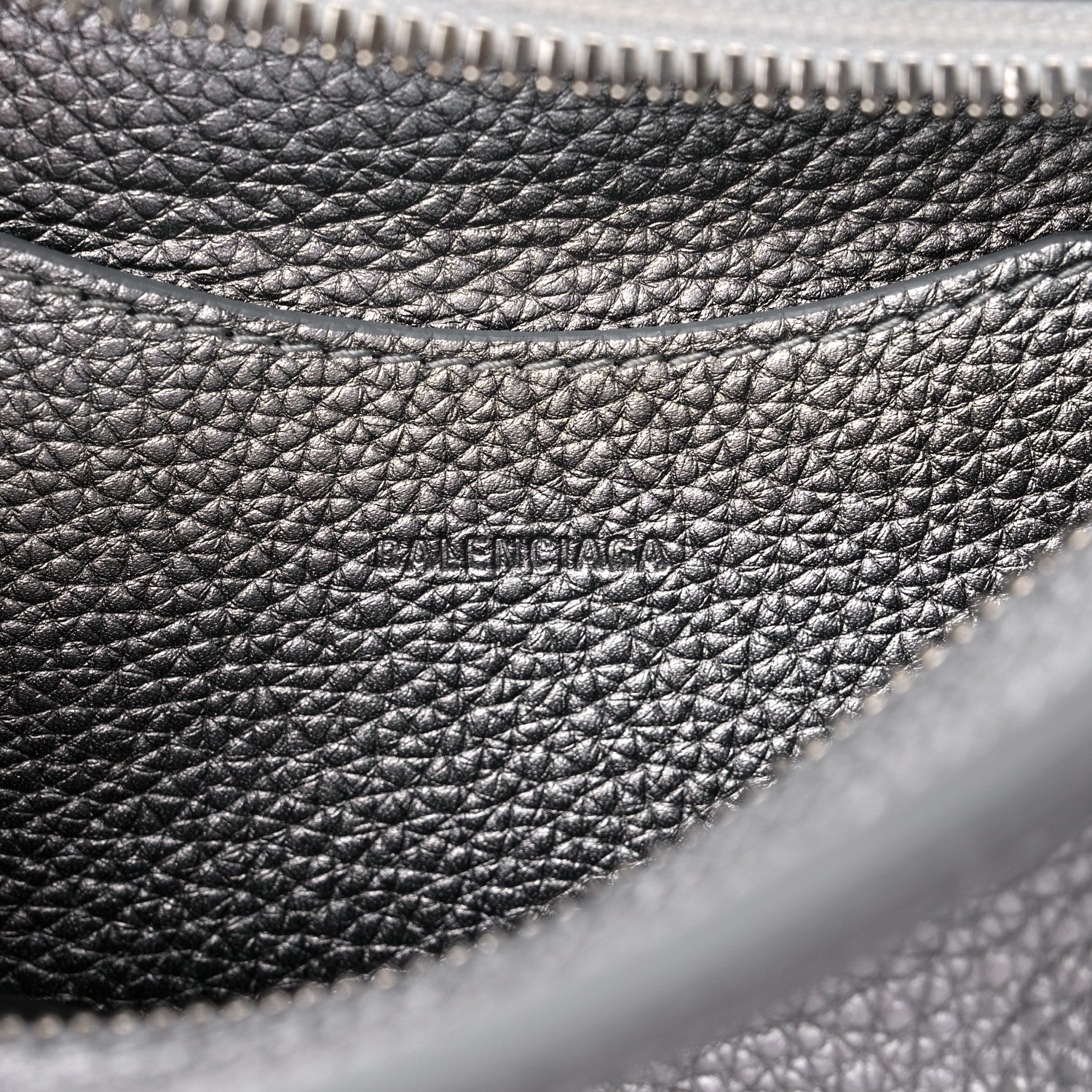 Balenciaga Metallic Grained Calfskin Neo Classic Silver Hardware Mini City Silver 6 of 10