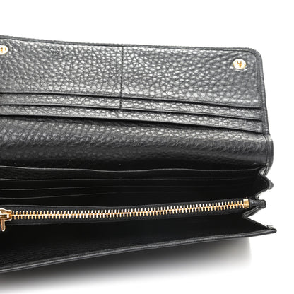 Prada Vitello Daino Continental Flap Wallet 5 of 8