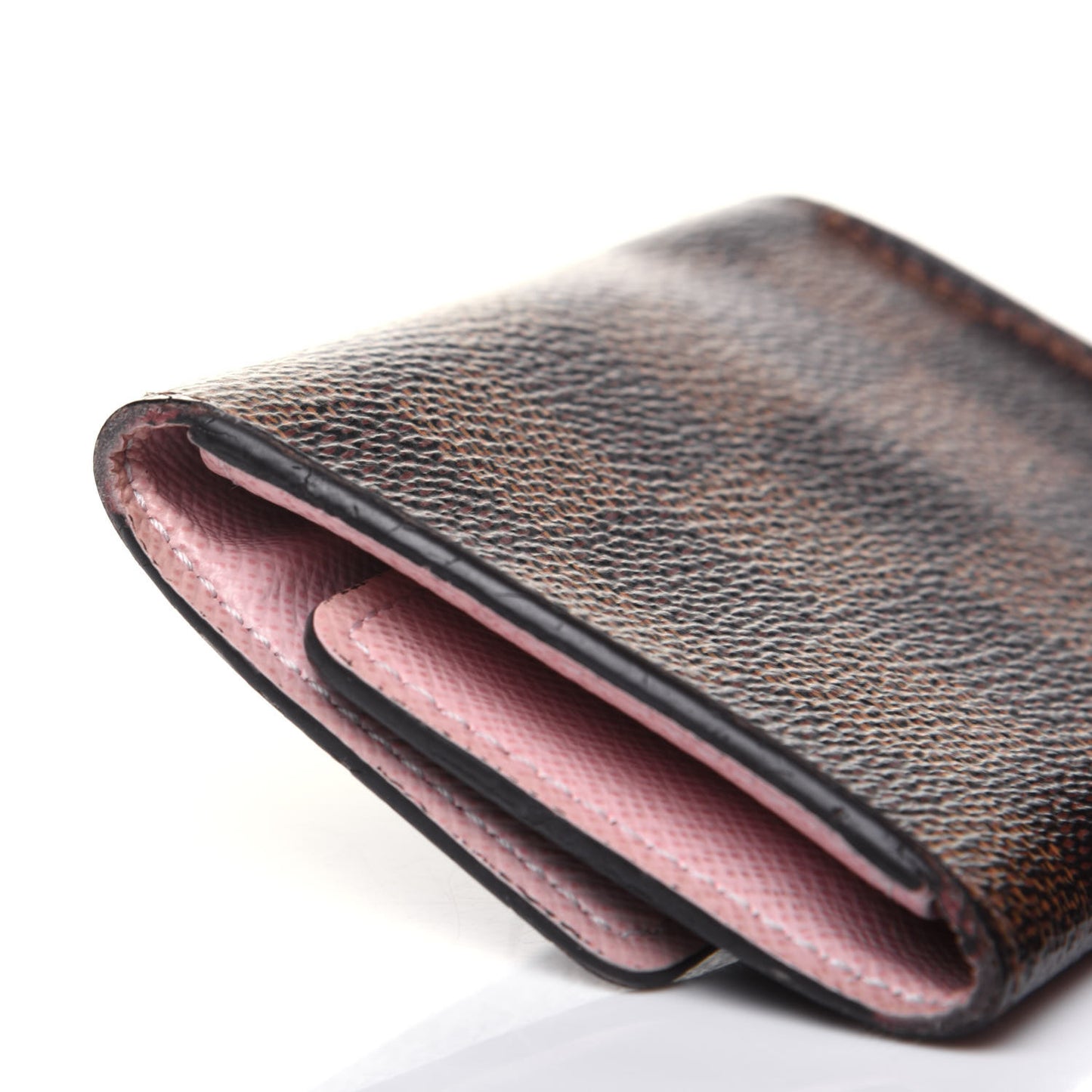 Damier Ebene Multicles 6 Key Holder Rose Ballerine