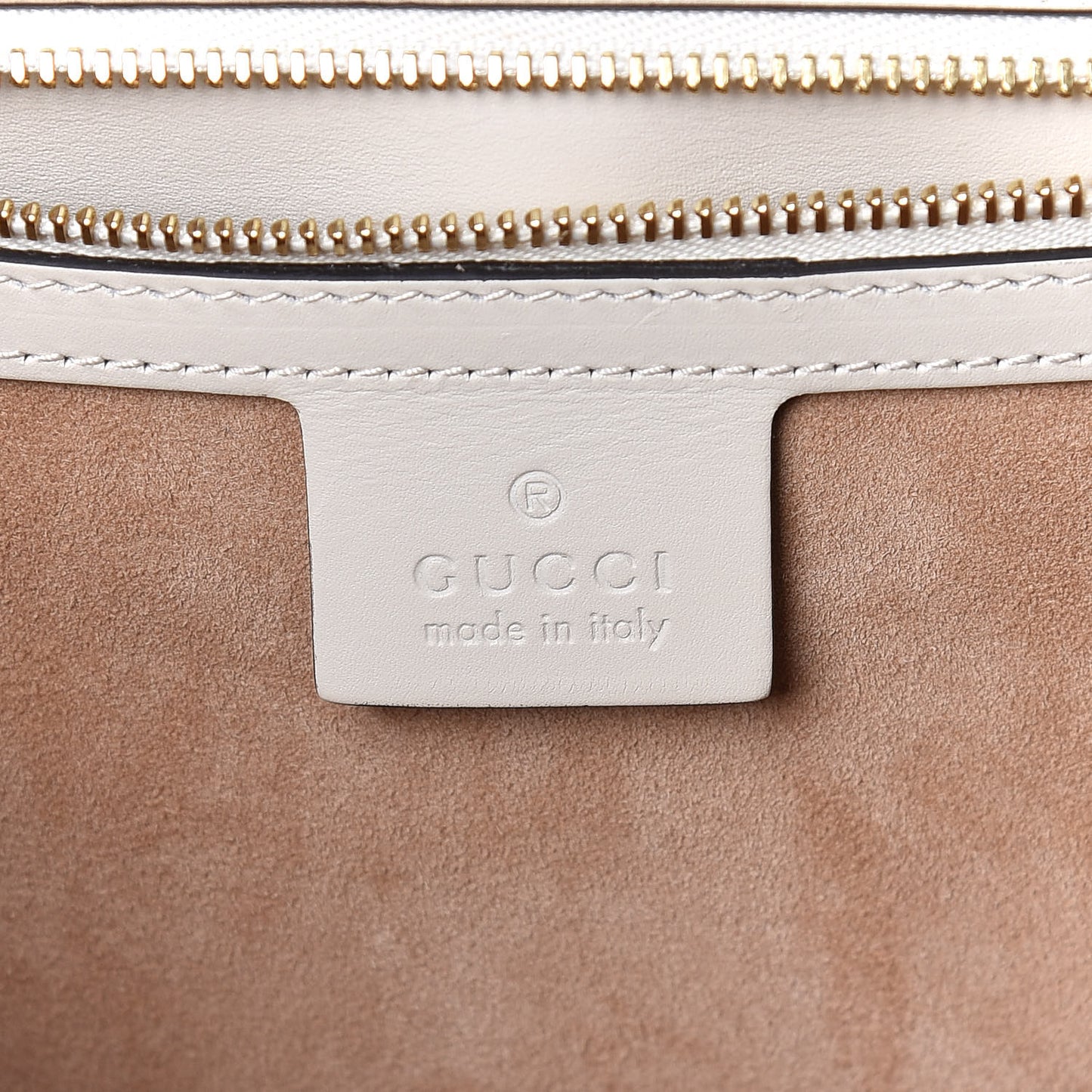 Calfskin Embroidered Medium Sylvie Top Handle Bag White