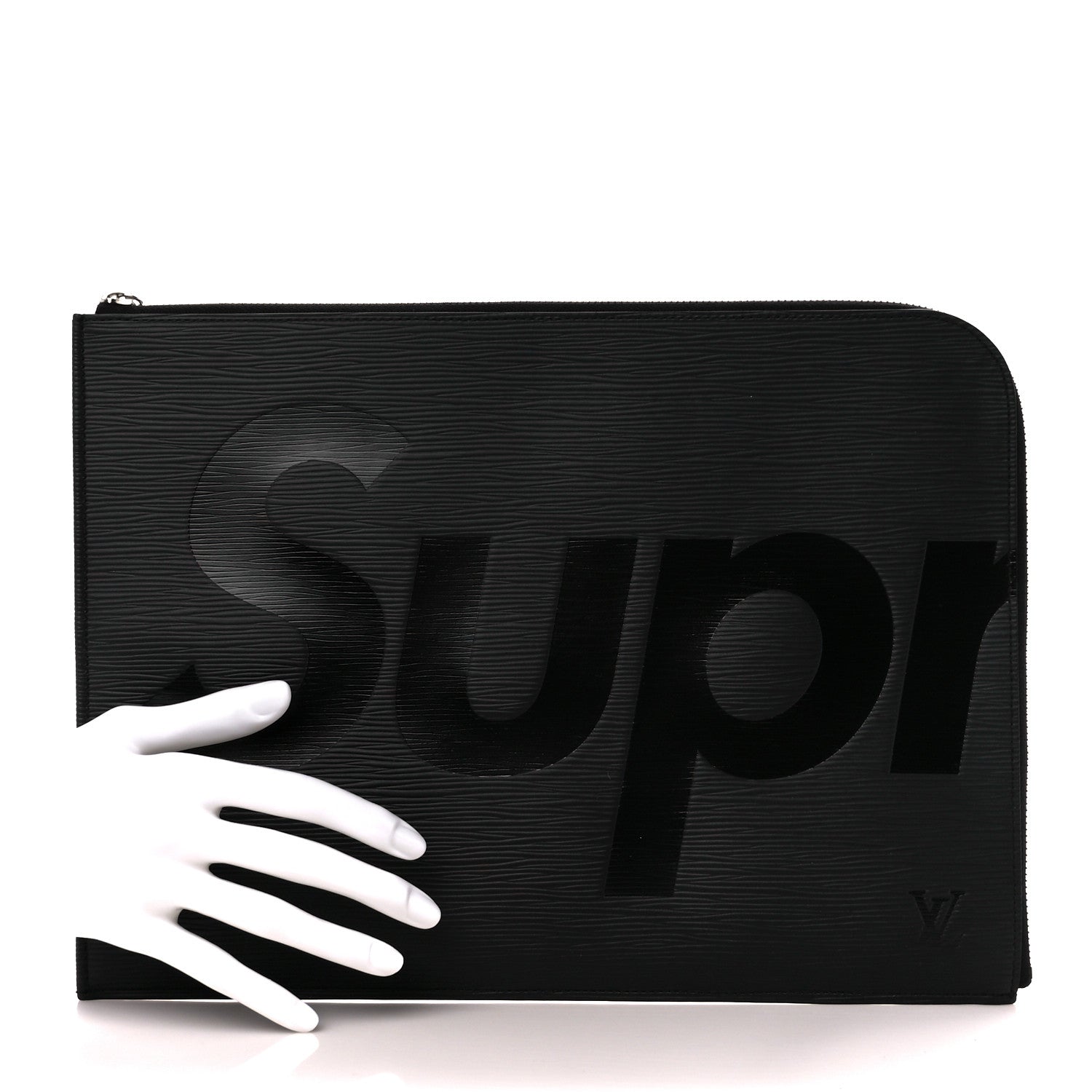 Louis Vuitton X Supreme Epi Pochette Jour GM Black 2 of 11