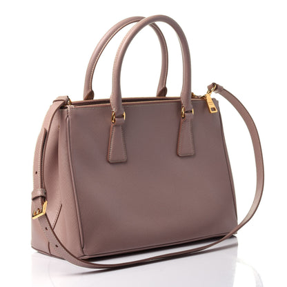 Prada Saffiano Small Galleria Double Zip Tote Cammeo 2 of 4