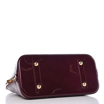 Louis Vuitton Vernis Alma PM Rouge Fauviste 4 of 15