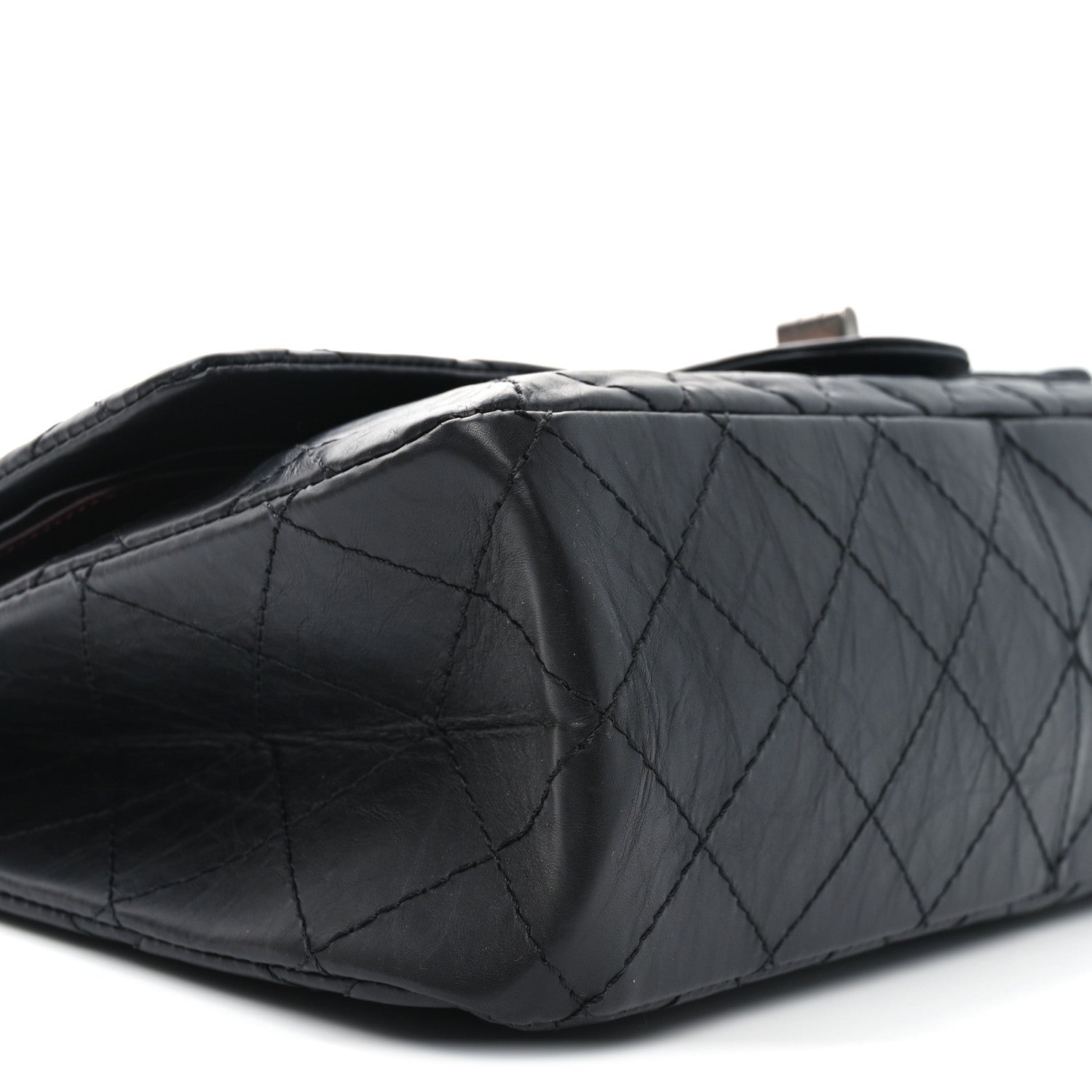 Chanel Aged Calfskin Quilted 2.55 Reissue 227 Flap Black 9 of 10