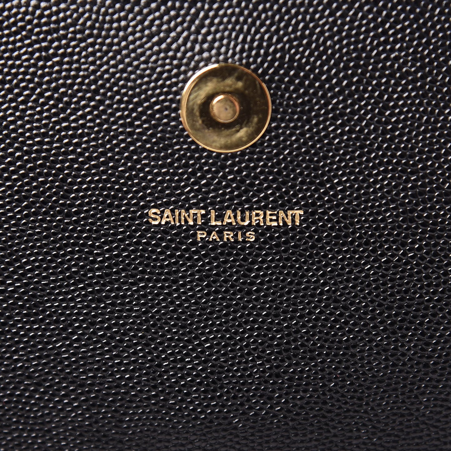 Grain De Poudre Monogram Cassandre Clutch Black