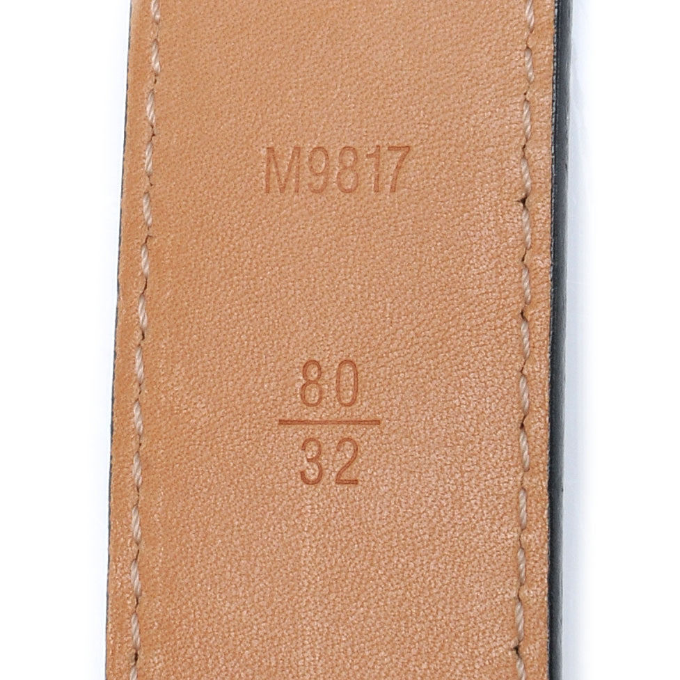 Vernis Belt 80 32 Blue Nuit
