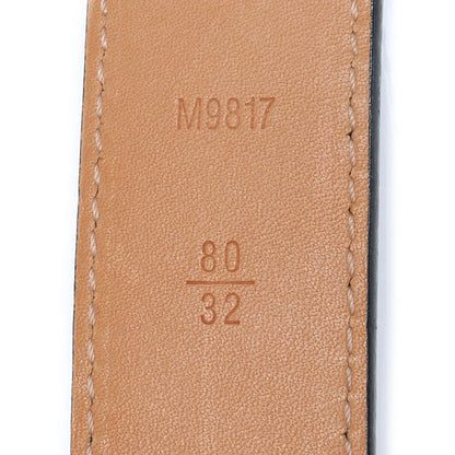 Louis Vuitton Vernis Belt 80 32 Blue Nuit 5 of 7
