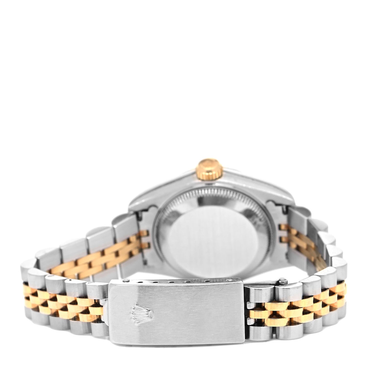 Stainless Steel 18K Yellow Gold Diamond 26mm Oyster Perpetual Datejust Watch Champagne 69173