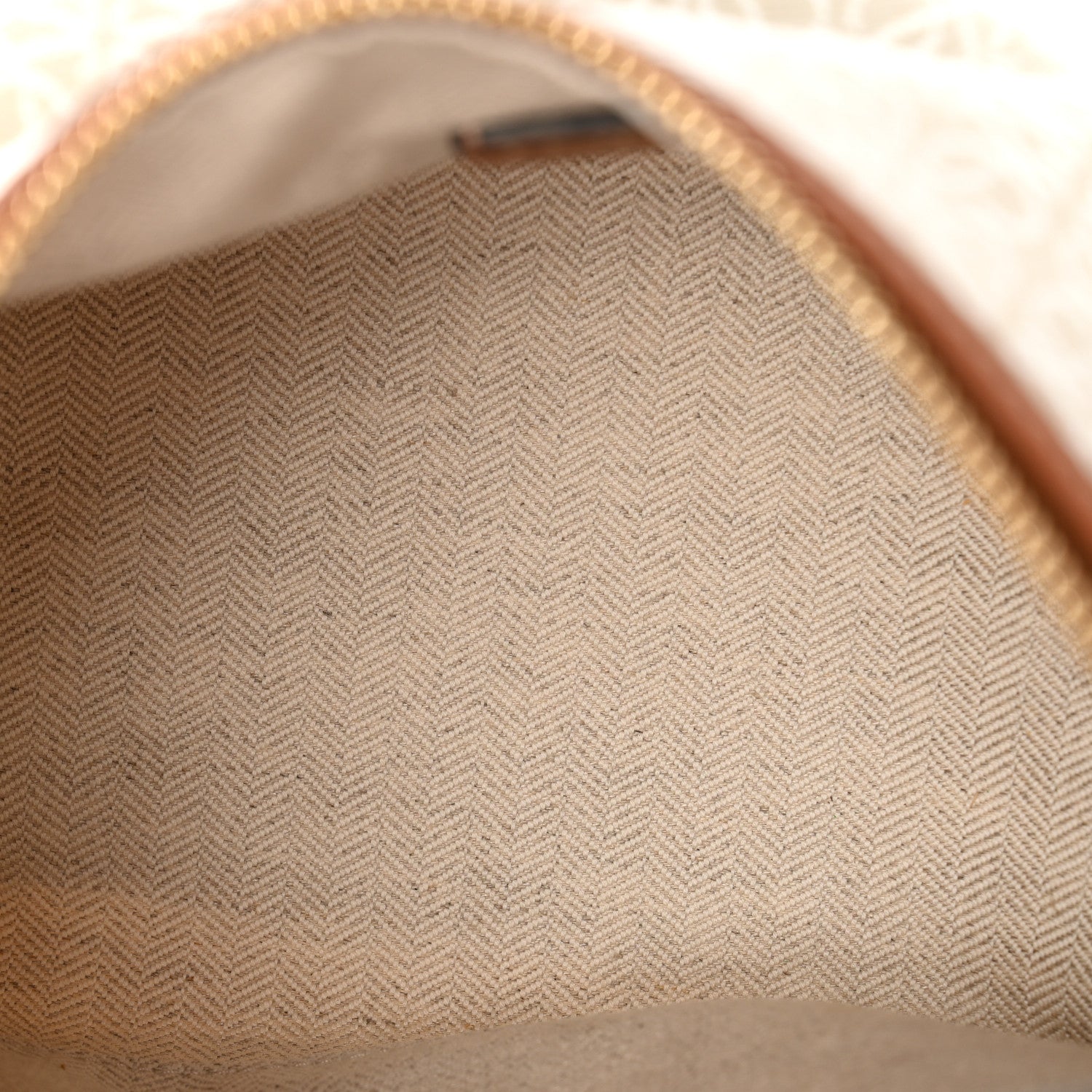 Loewe Jacquard Anagram Calfskin Small Cubi Bag Ecru Tan 5 of 10