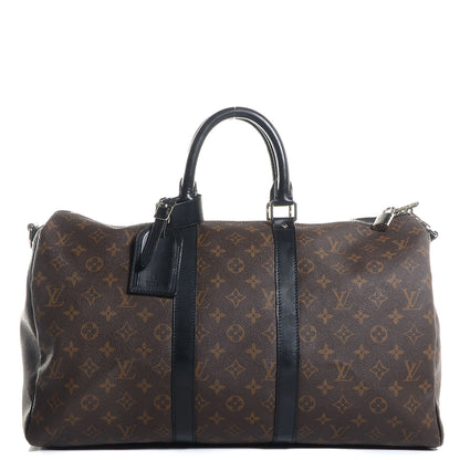 Louis Vuitton Monogram Macassar Keepall 45 Bandouliere 1 of 8