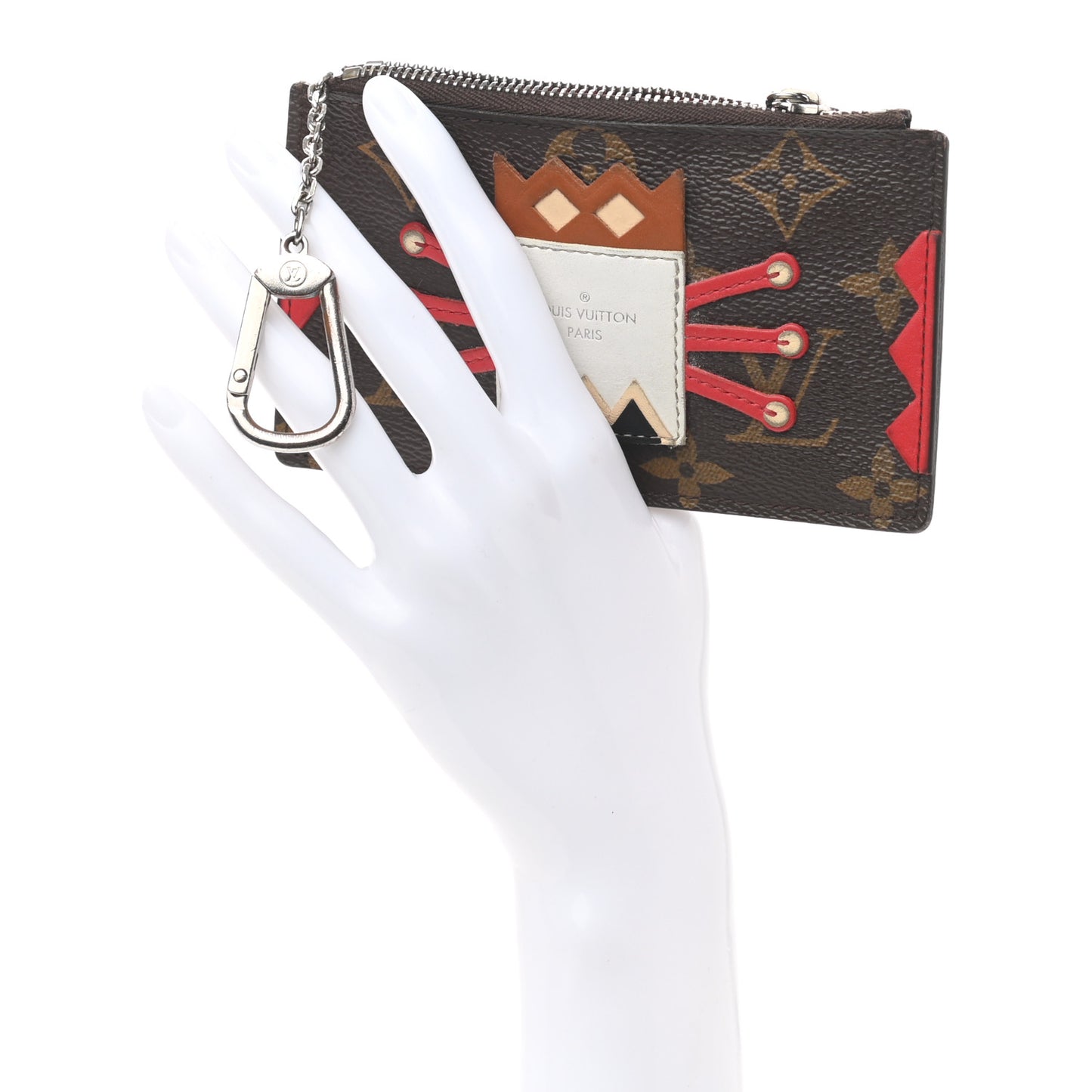 Monogram Tribal Key Pouch