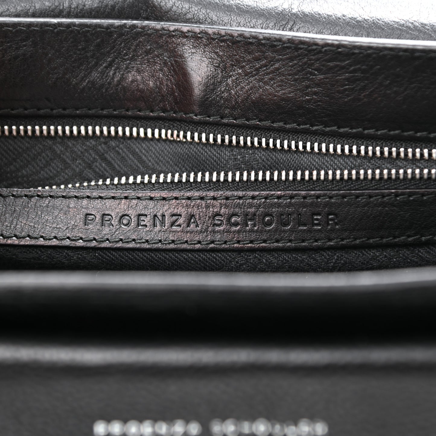 Smooth Calfskin Mini PS11 Classic Shoulder Bag Black