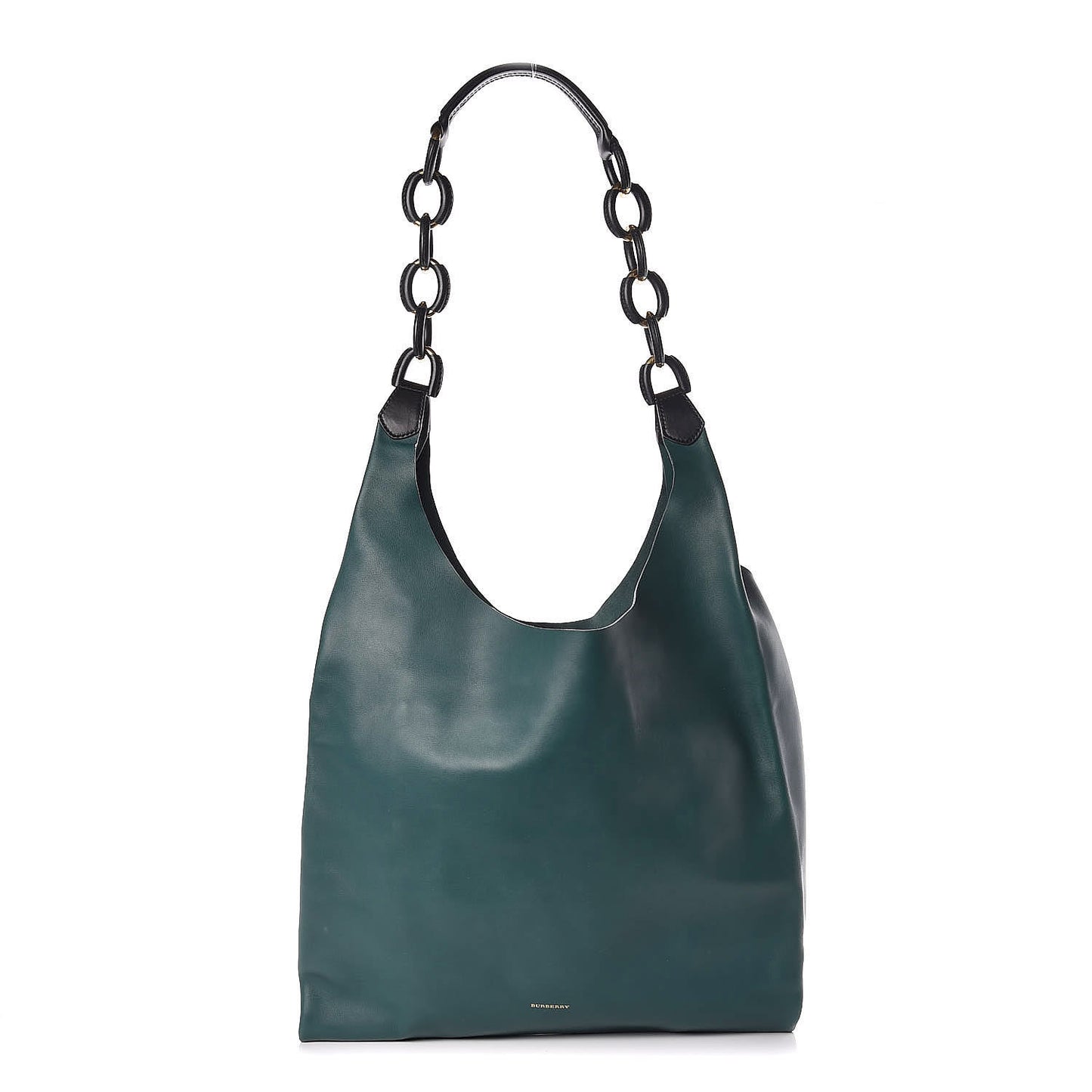 Calfskin Medium Two Tone Shopper Racing Green