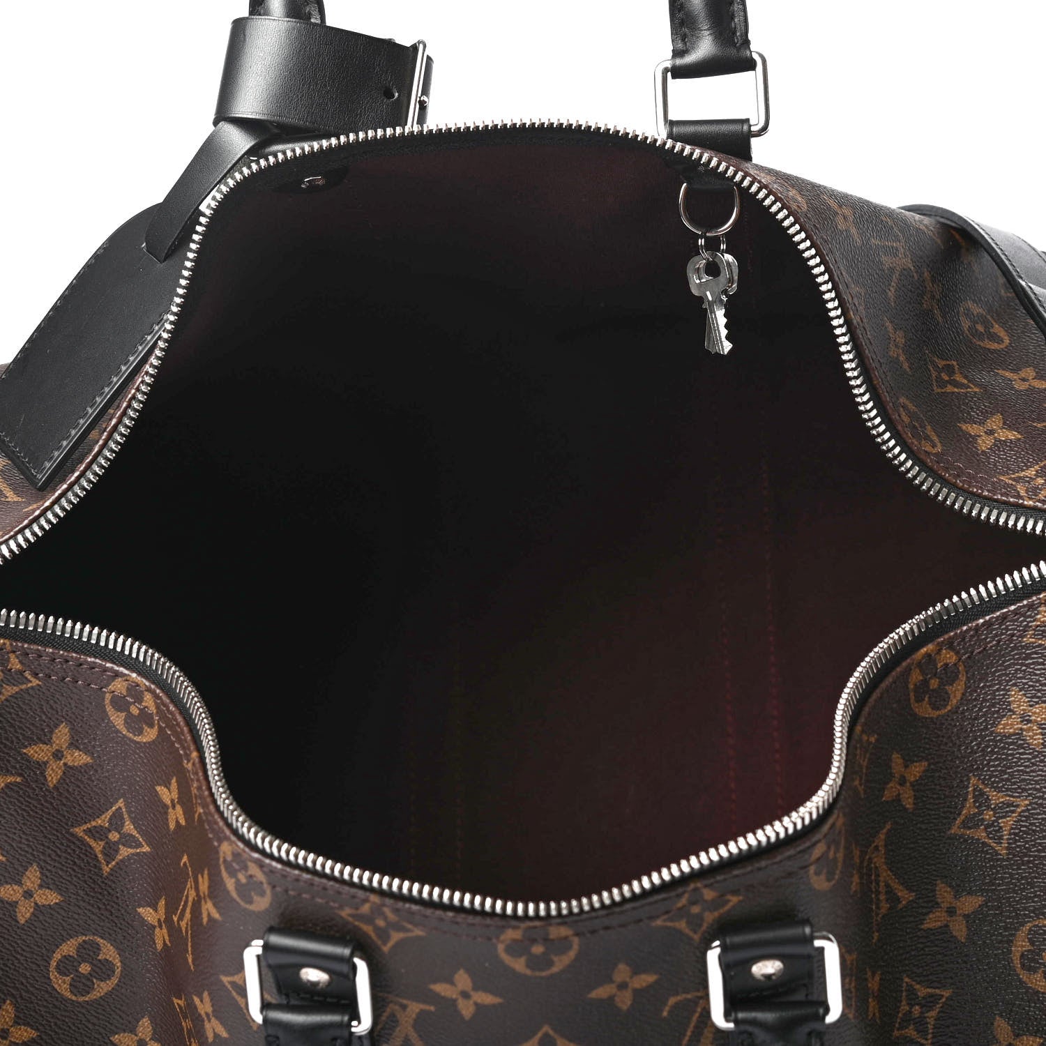 Louis Vuitton Monogram Macassar Keepall Bandouliere 45 4 of 4