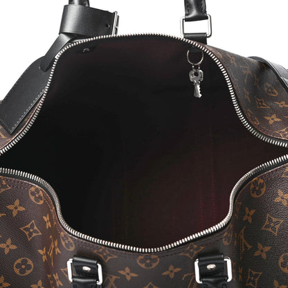Louis Vuitton Monogram Macassar Keepall Bandouliere 45 4 of 4