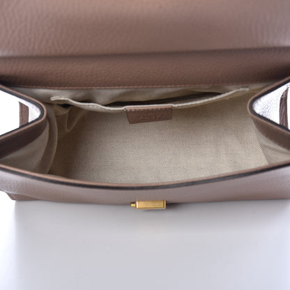 Gucci Calfskin Mini Pearly GG Marmont Top Handle Bag Porcelain Rose 5 of 10