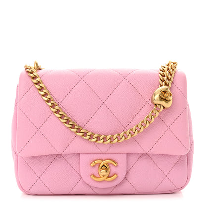 Chanel Caviar Quilted Mini Sweetheart Flap Lilac 1 of 10