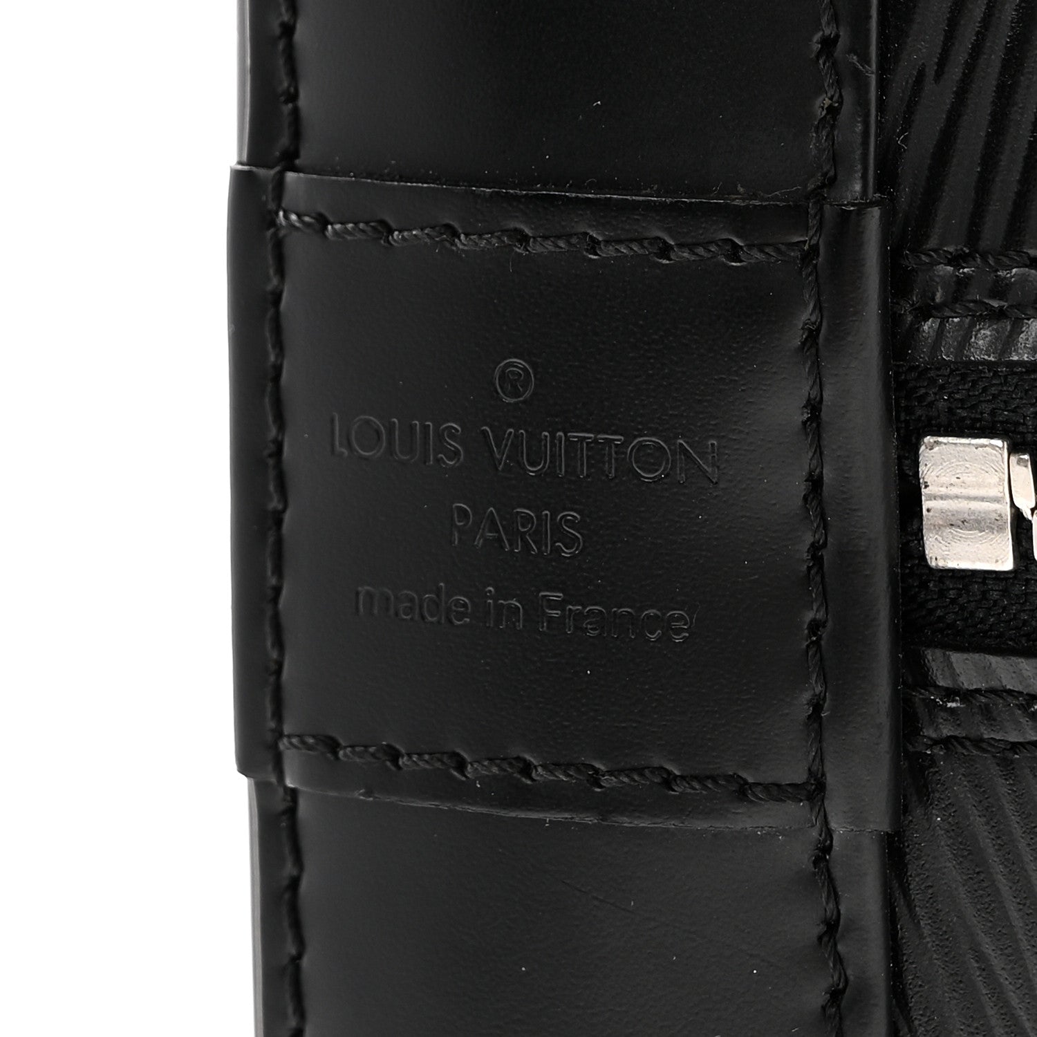 Louis Vuitton Epi Alma GM Black 6 of 9
