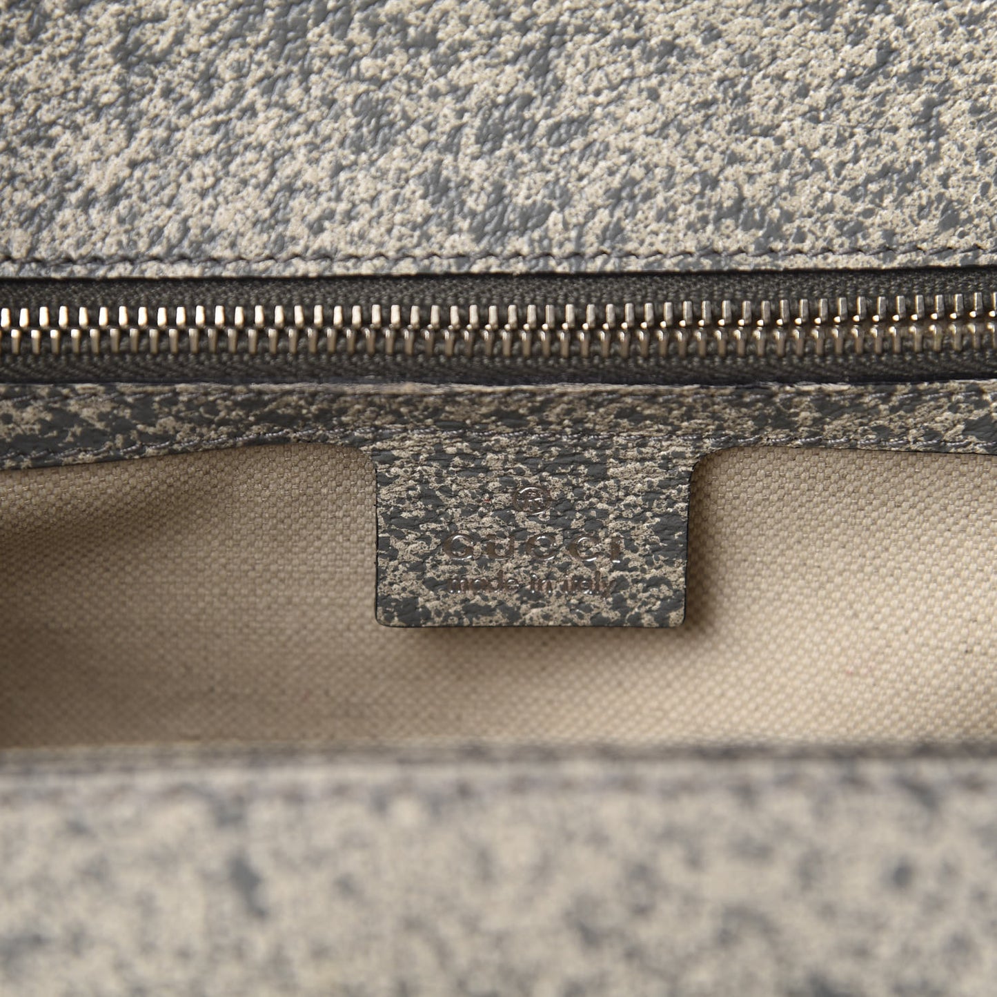 Calfskin Medium New Bamboo Top Handle Bag Grey White