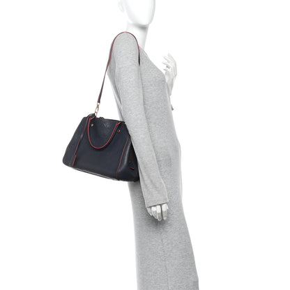 Louis Vuitton Empreinte Montaigne MM Marine Rouge 2 of 9