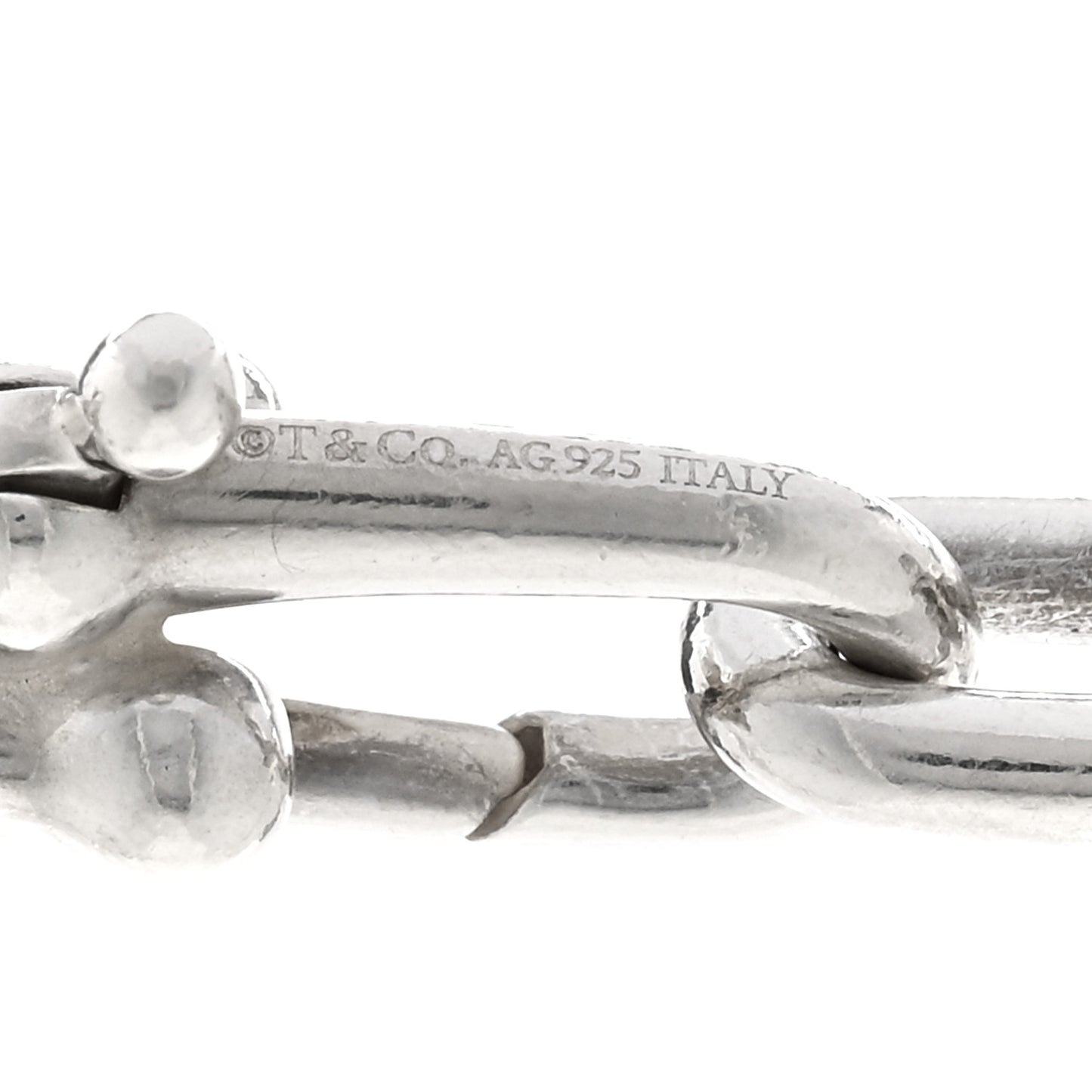 Sterling Silver HardWear Graduated Link Necklace 15"