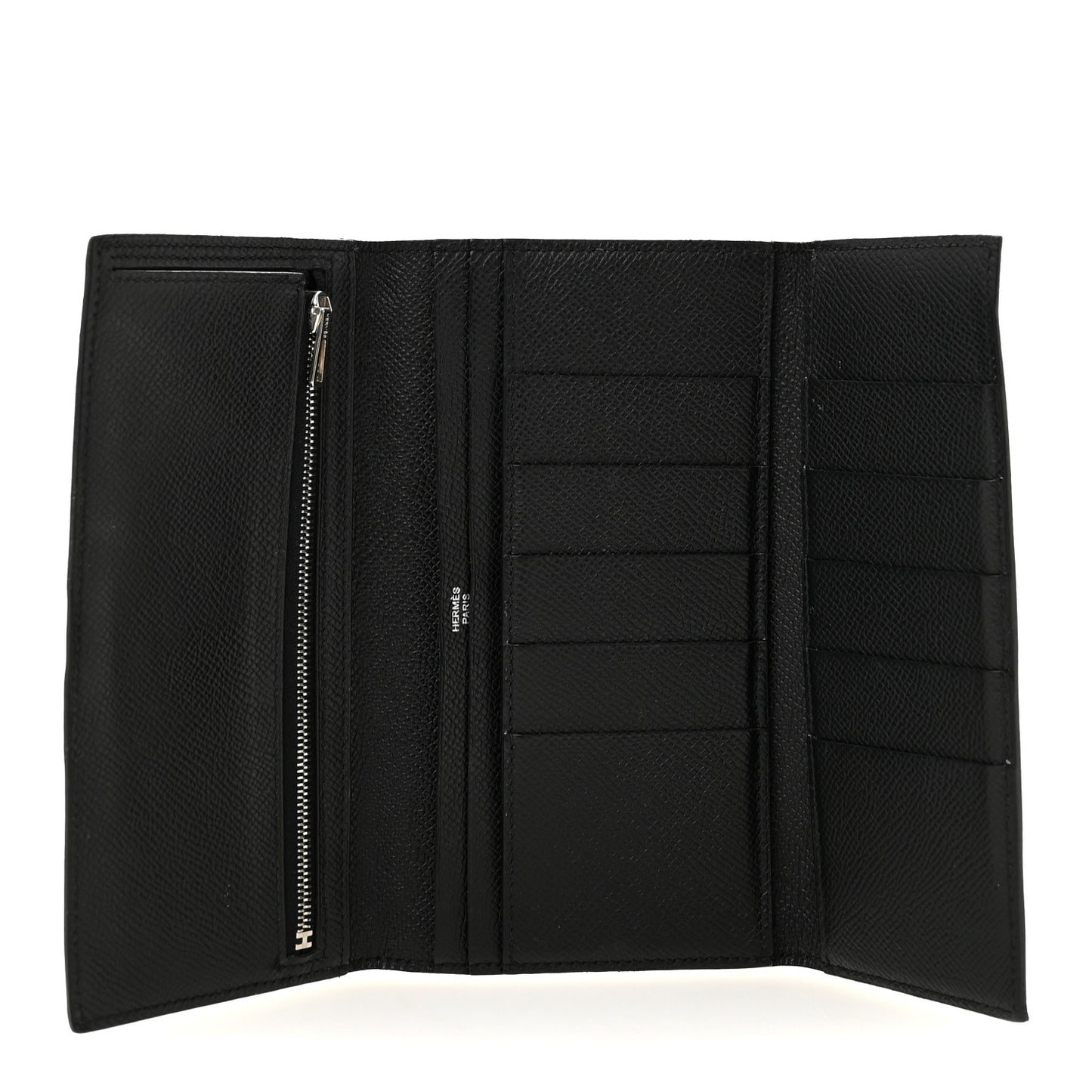 Epsom Tri-Fold Bearn Gusset Wallet Black