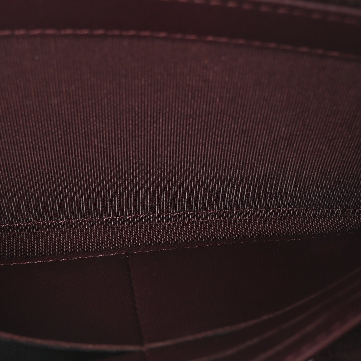 Aged Calfskin Chevron Quilted 2.55 Reissue Flap Wallet Burgundy