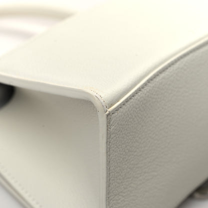 Balenciaga Grained Calfskin Small Hourglass Top Handle Bag White 10 of 14