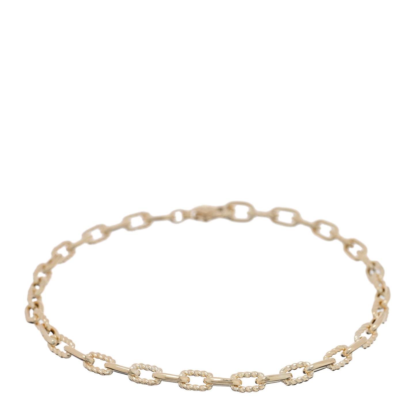 18K Yellow Gold Madison 3mm Classic Chain Bracelet