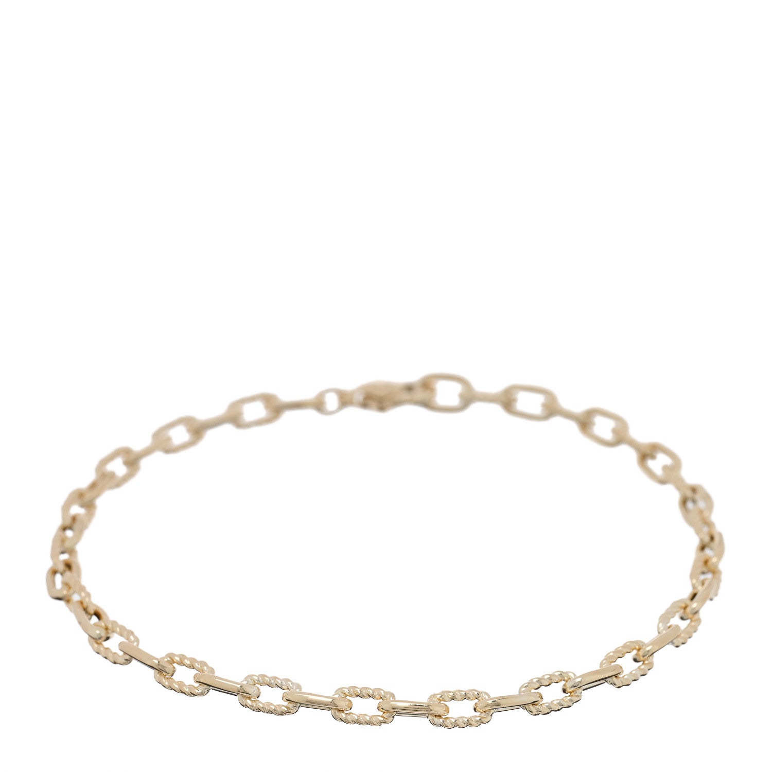 David Yurman 18K Yellow Gold Madison 3mm Classic Chain Bracelet 1 of 3