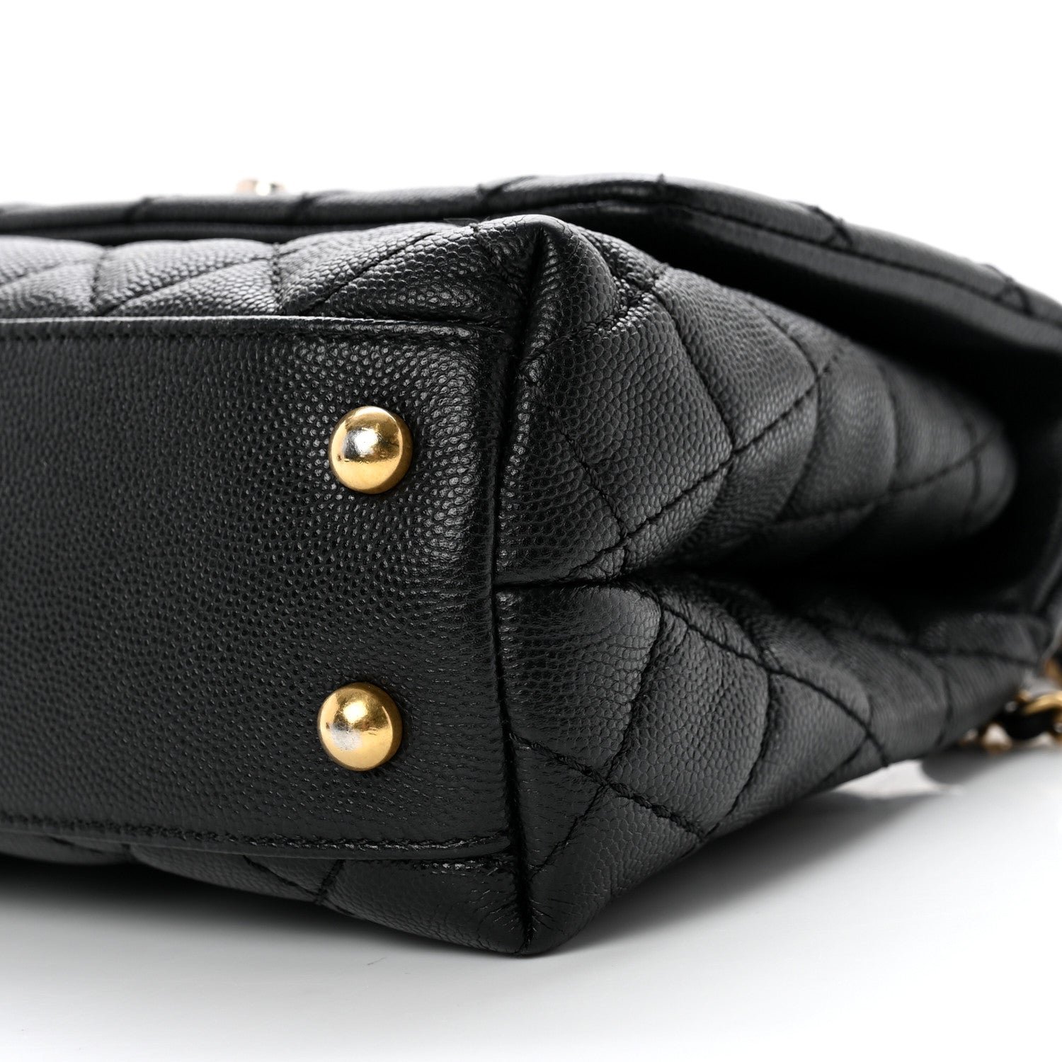 Chanel Caviar Quilted Mini Coco Handle Flap Black 8 of 10