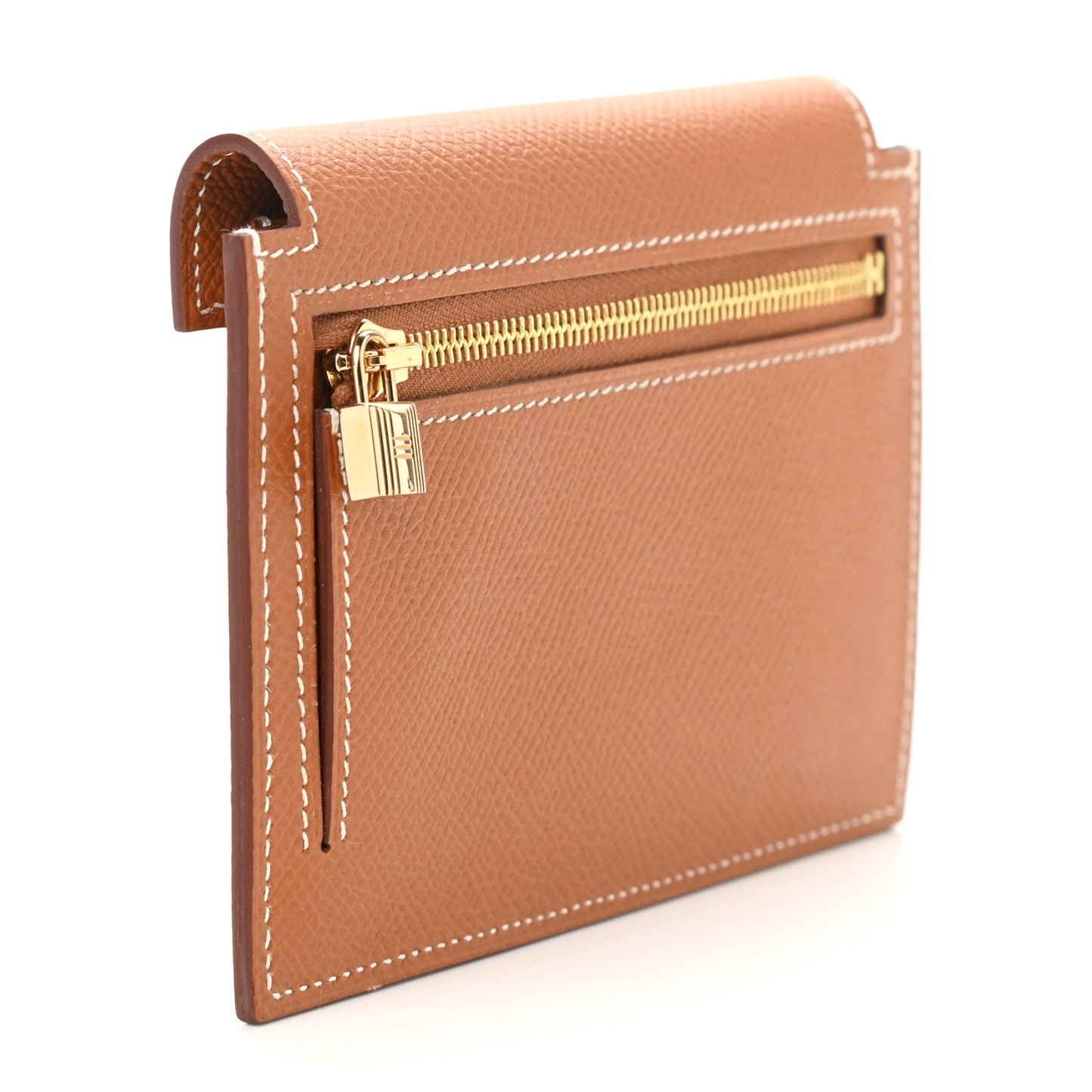 Epsom Kelly Pocket Compact Wallet Gold