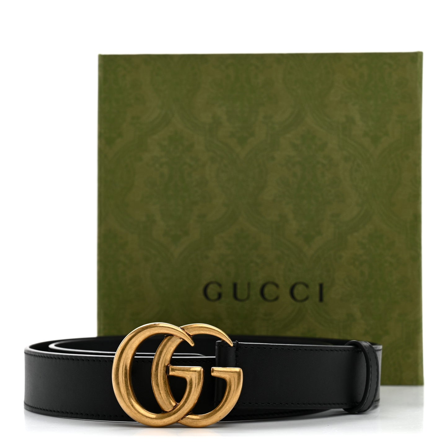 Calfskin Double G 30mm Belt 90 36 Black