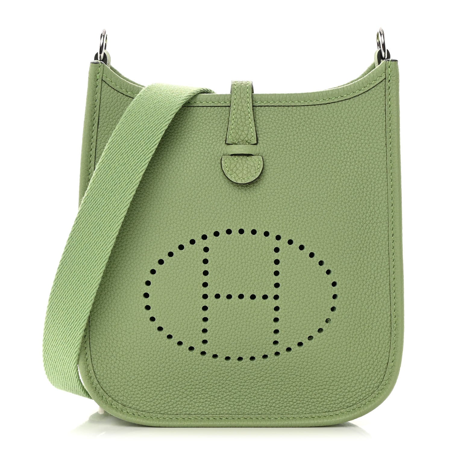 Hermes Taurillon Maurice Evelyne TPM Vert Criquet 1 of 10