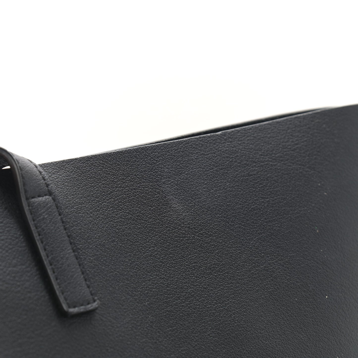 Calfskin Large Shopping Tote Black
