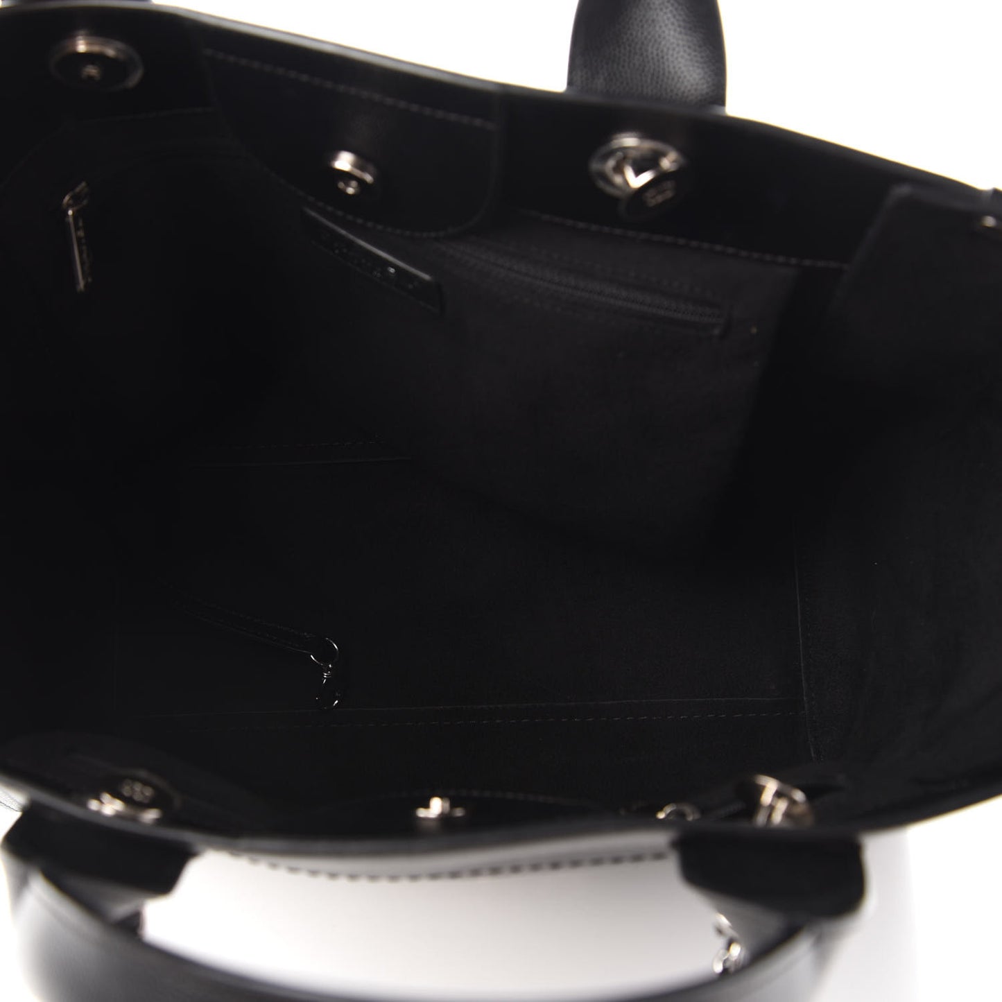 Caviar Small Studded Deauville Tote Black